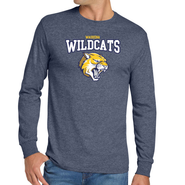 Wildcats Adult Long Sleeve Tshirt Thumbnail