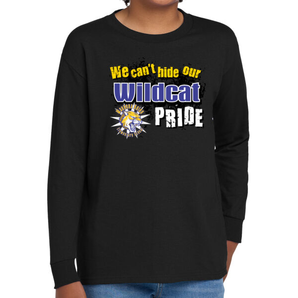 Wildcat Pride Youth Long Sleeve Tshirt Thumbnail